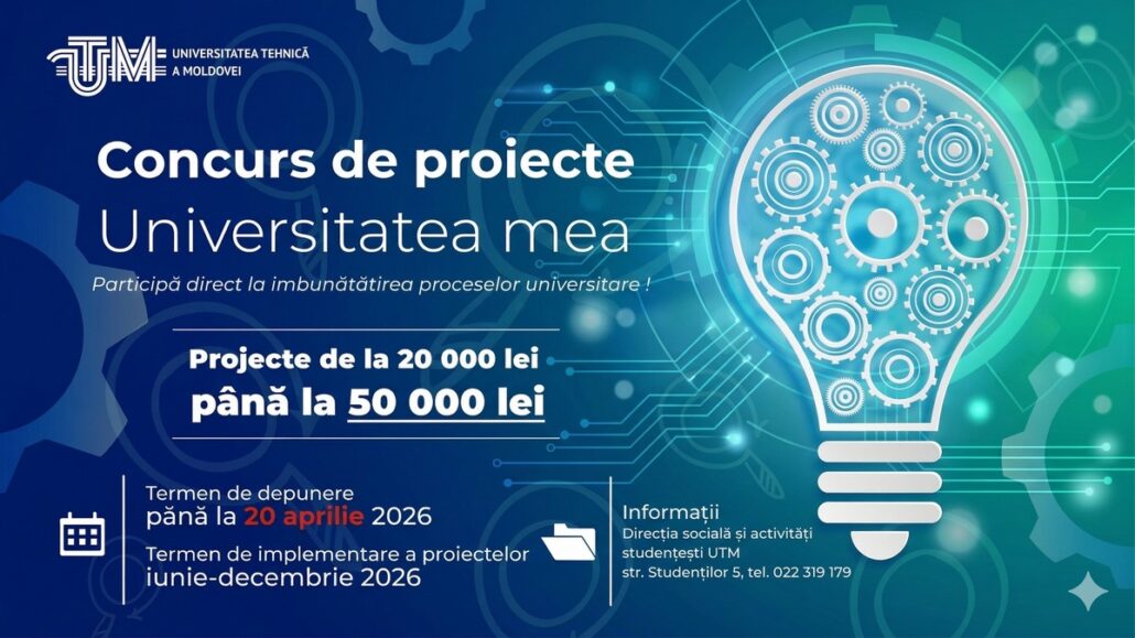 Concursul de proiecte Universitatea mea 2026